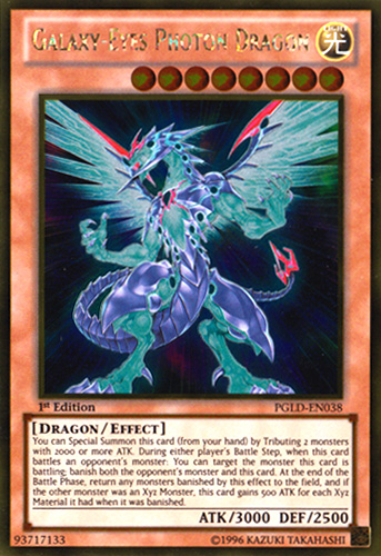 Galaxy-Eyes Photon Dragon [PGLD-EN038] Gold Rare | Chromatic Games