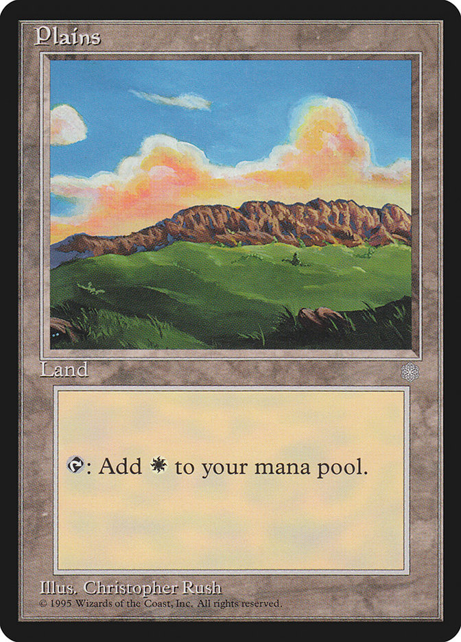 Plains (Eyes Bottom Left) [Ice Age] | Chromatic Games