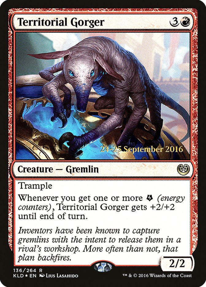 Territorial Gorger [Kaladesh Prerelease Promos] | Chromatic Games