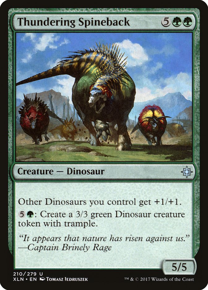 Thundering Spineback [Ixalan] | Chromatic Games