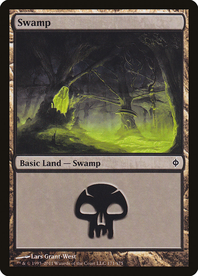 Swamp (171) [New Phyrexia] | Chromatic Games