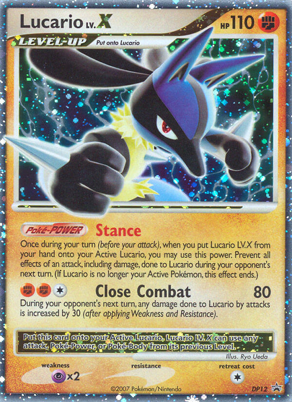 Lucario LV.X (DP12) [Diamond & Pearl: Black Star Promos] | Chromatic Games