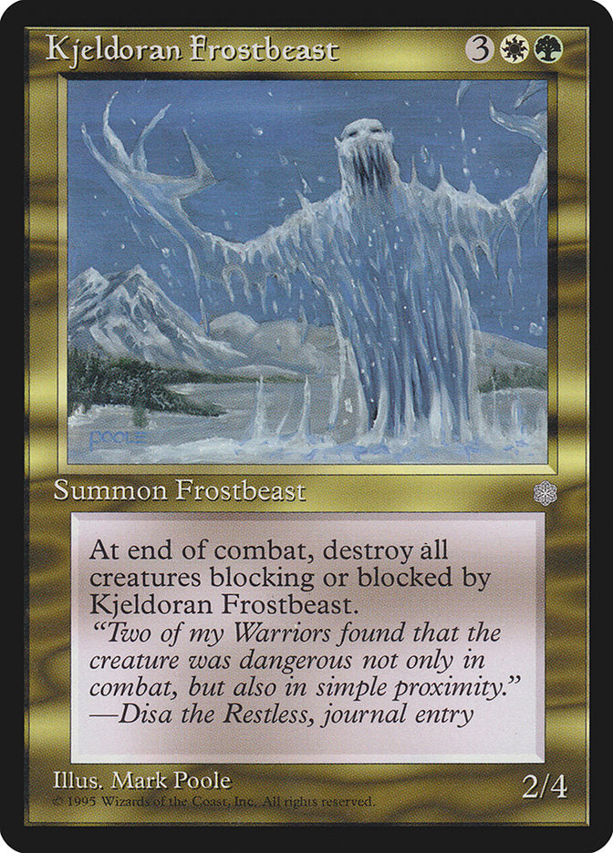 Kjeldoran Frostbeast [Ice Age] | Chromatic Games