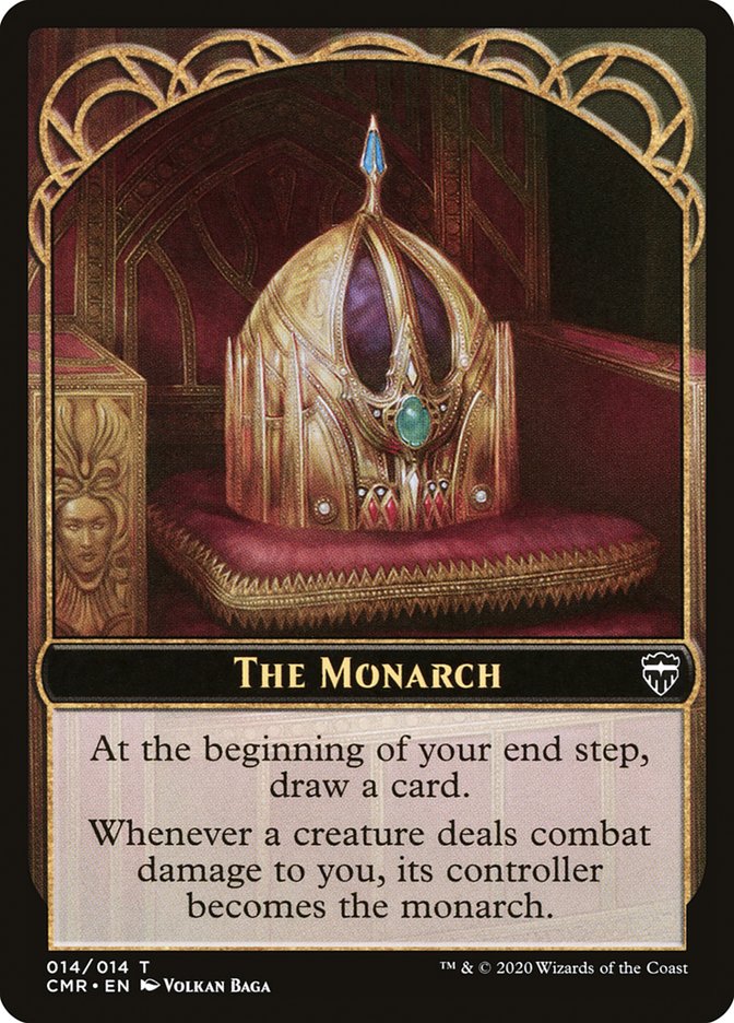 The Monarch Token [Commander Legends Tokens] | Chromatic Games