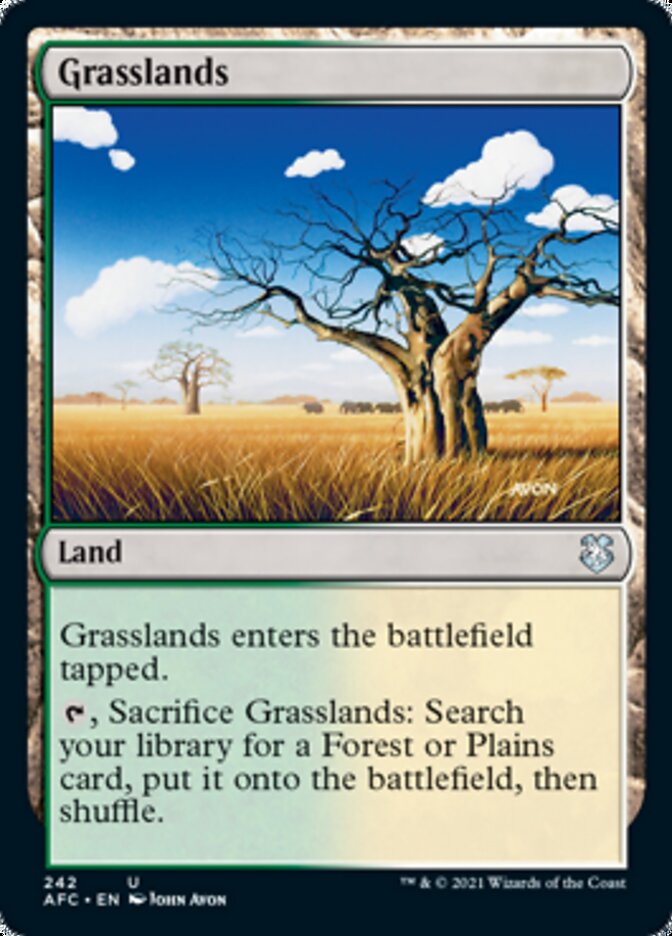 Grasslands [Dungeons & Dragons: Adventures in the Forgotten Realms Commander] | Chromatic Games