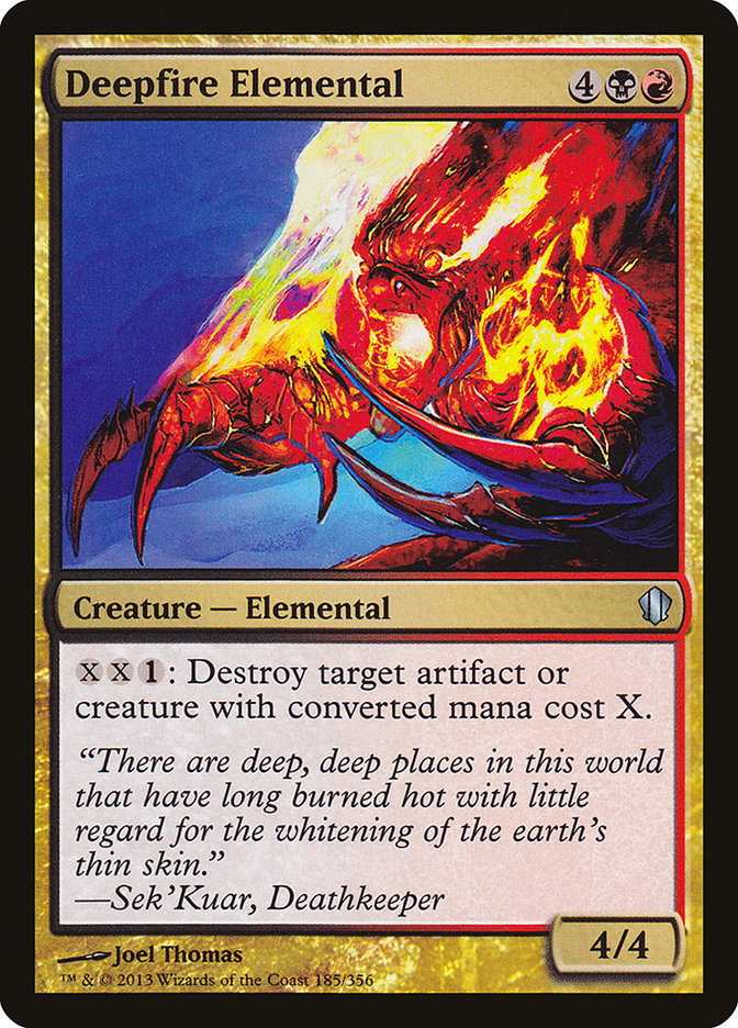 Deepfire Elemental [Commander 2013] | Chromatic Games