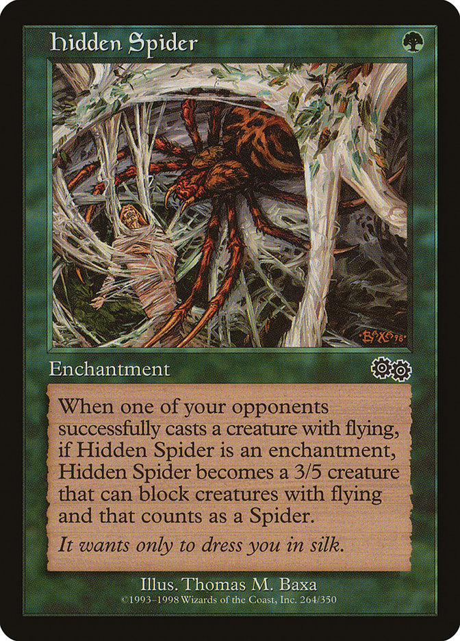 Hidden Spider [Urza's Saga] | Chromatic Games