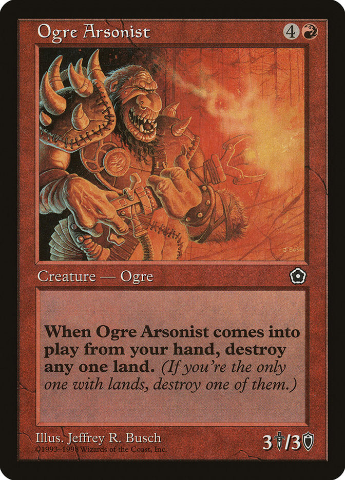 Ogre Arsonist [Portal Second Age] | Chromatic Games