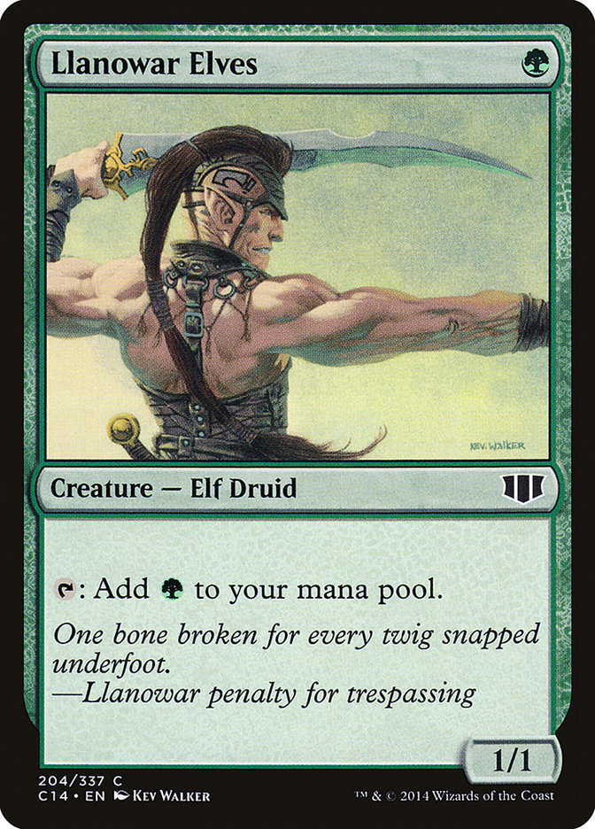 Llanowar Elves [Commander 2014] | Chromatic Games