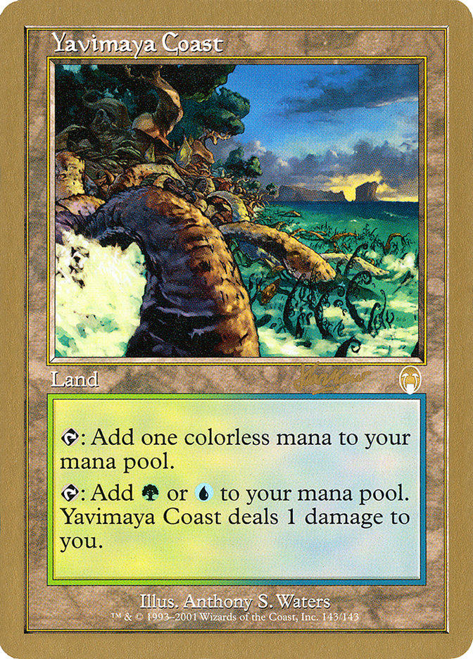 Yavimaya Coast (Sim Han How) [World Championship Decks 2002] | Chromatic Games