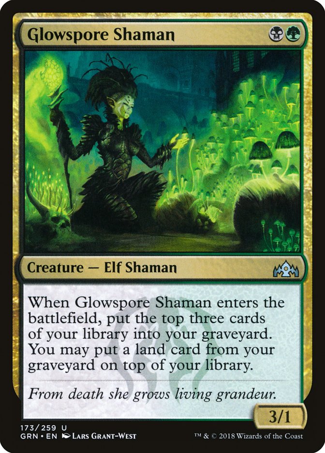 Glowspore Shaman [Guilds of Ravnica] | Chromatic Games