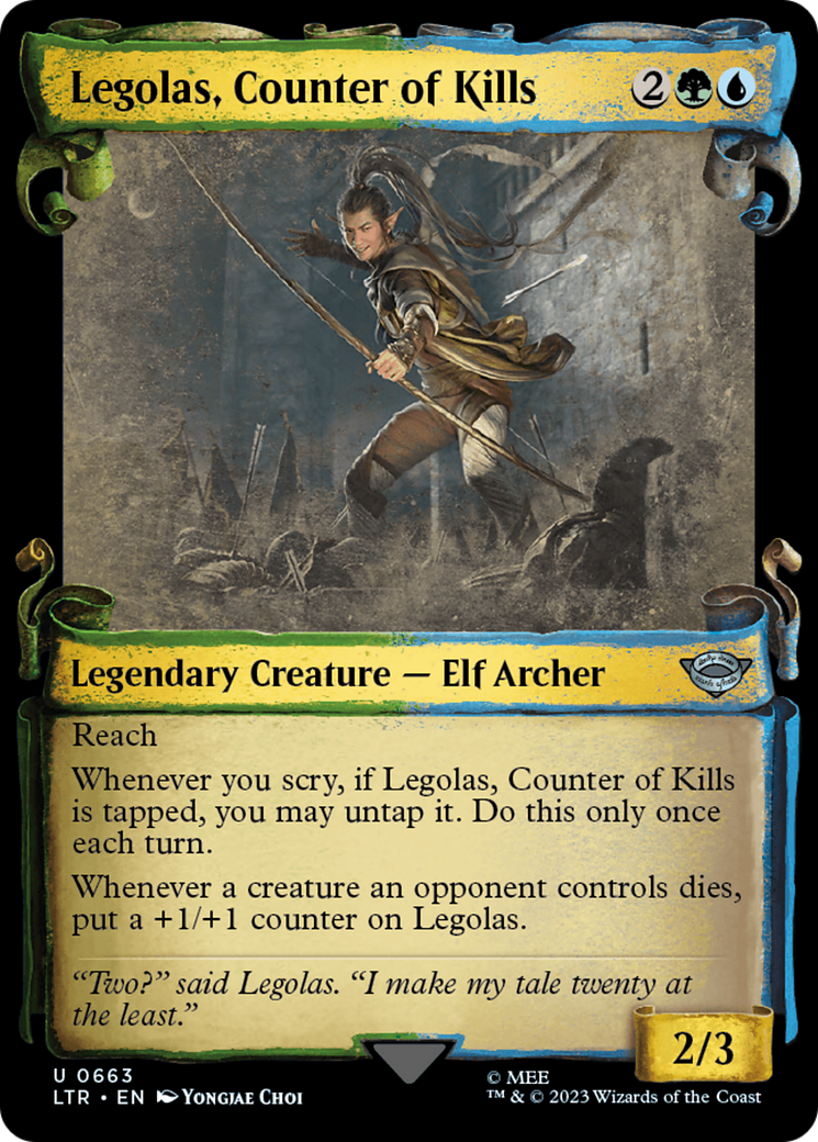 Legolas, Counter of Kills [The Lord of the Rings: Tales of Middle-Earth Showcase Scrolls] | Chromatic Games