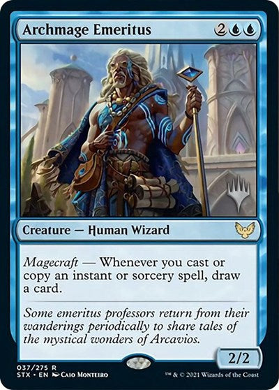 Archmage Emeritus (Promo Pack) [Strixhaven: School of Mages Promos] | Chromatic Games