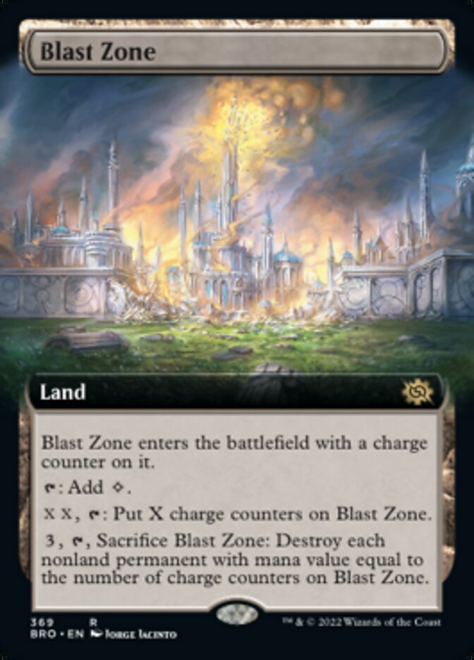 Blast Zone (Extended Art) [The Brothers' War] | Chromatic Games