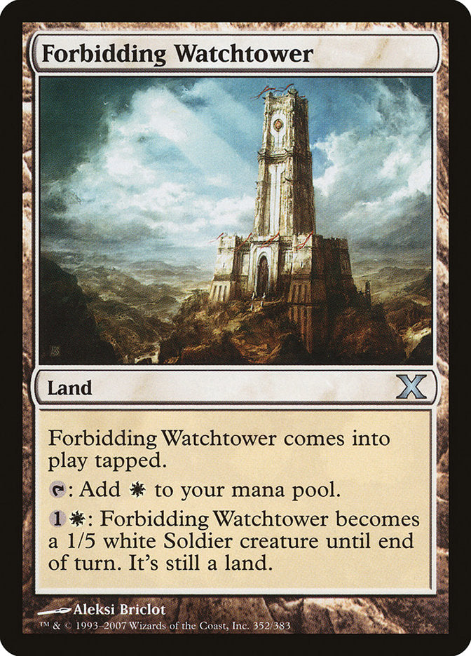 Forbidding Watchtower [Tenth Edition] | Chromatic Games
