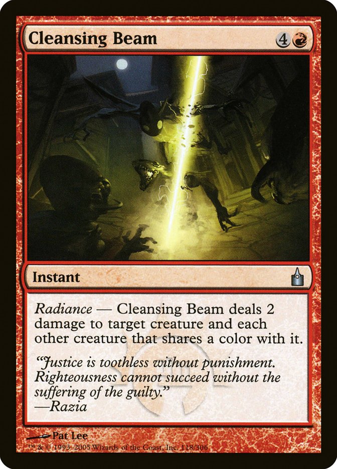 Cleansing Beam [Ravnica: City of Guilds] | Chromatic Games