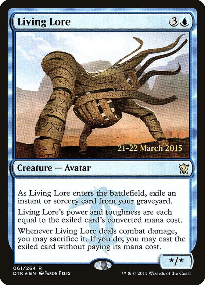 Living Lore [Dragons of Tarkir Prerelease Promos] | Chromatic Games