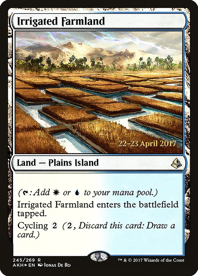 Irrigated Farmland [Amonkhet Prerelease Promos] | Chromatic Games