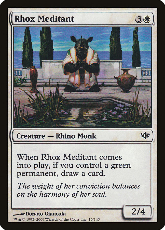 Rhox Meditant [Conflux] | Chromatic Games