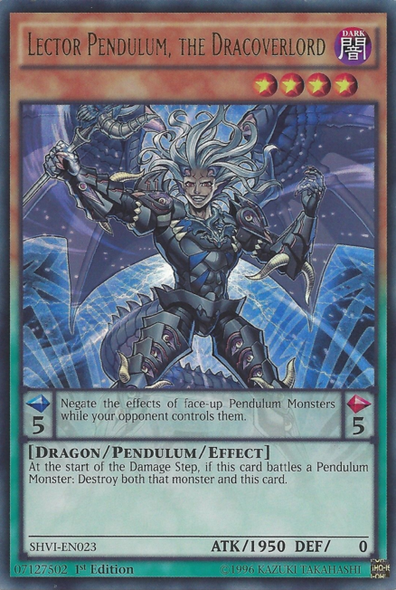 Lector Pendulum, the Dracoverlord [SHVI-EN023] Ultra Rare | Chromatic Games