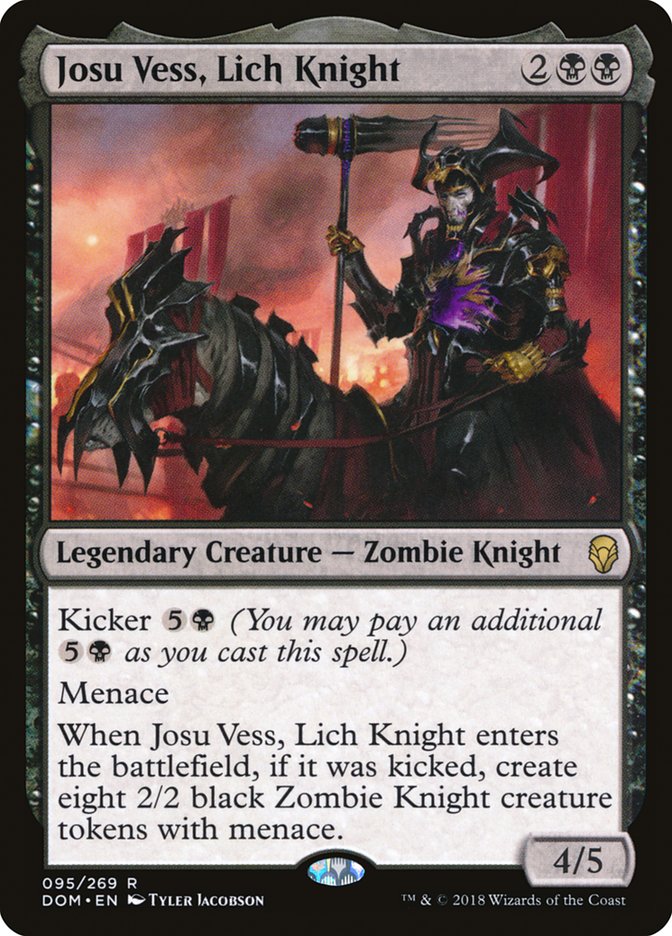 Josu Vess, Lich Knight [Dominaria] | Chromatic Games