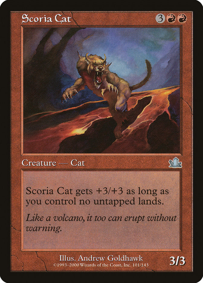 Scoria Cat [Prophecy] | Chromatic Games