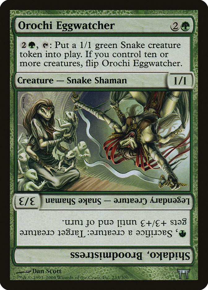 Orochi Eggwatcher // Shidako, Broodmistress [Champions of Kamigawa] | Chromatic Games