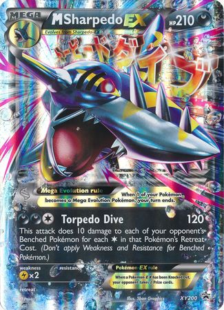 M Sharpedo EX (XY200) (Jumbo Card) [XY: Black Star Promos] | Chromatic Games