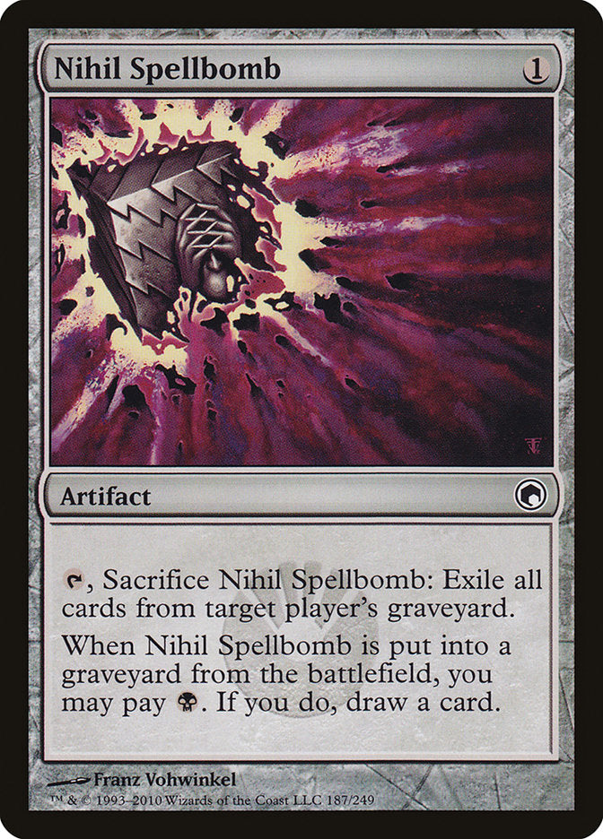 Nihil Spellbomb [Scars of Mirrodin] | Chromatic Games