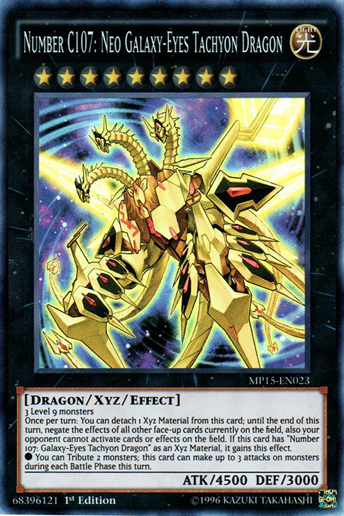 Number C107: Neo Galaxy-Eyes Tachyon Dragon [MP15-EN023] Super Rare | Chromatic Games