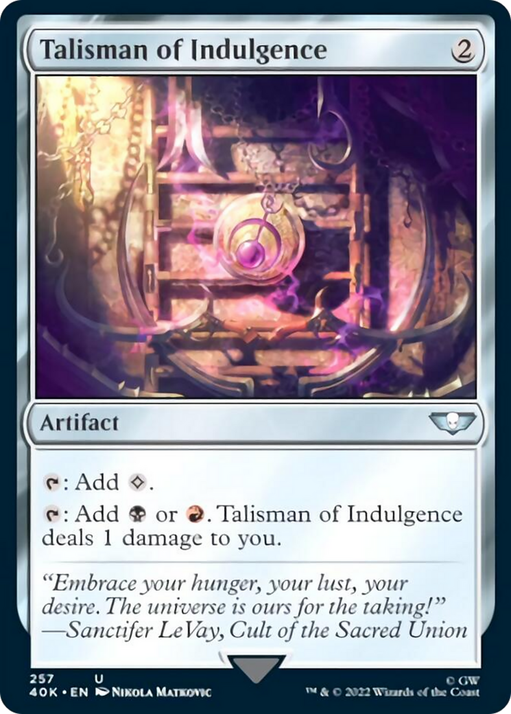 Talisman of Indulgence [Warhammer 40,000] | Chromatic Games