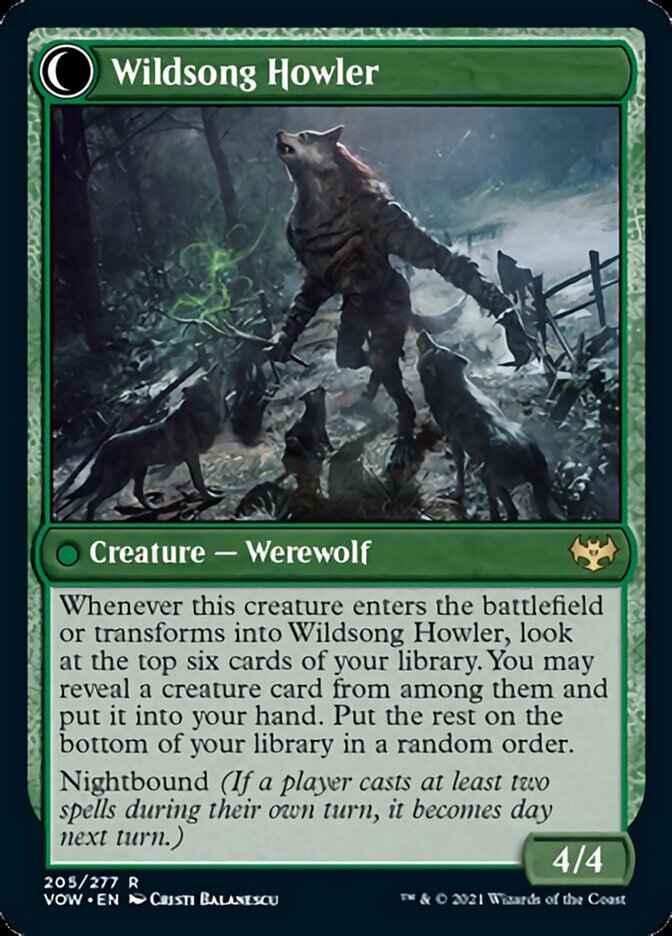 Howlpack Piper // Wildsong Howler [Innistrad: Crimson Vow] | Chromatic Games