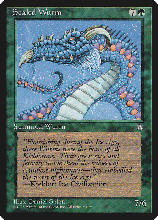 Scaled Wurm [Ice Age] | Chromatic Games