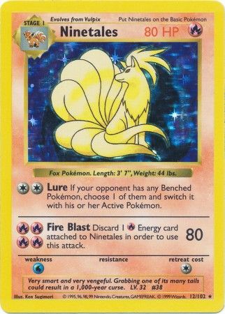 Ninetales [Base Set (Shadowless)] | Chromatic Games