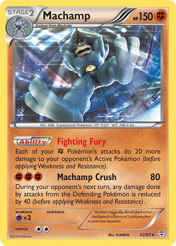 Machamp (XY Furious Fists) [Theme Deck Exclusives] | Chromatic Games