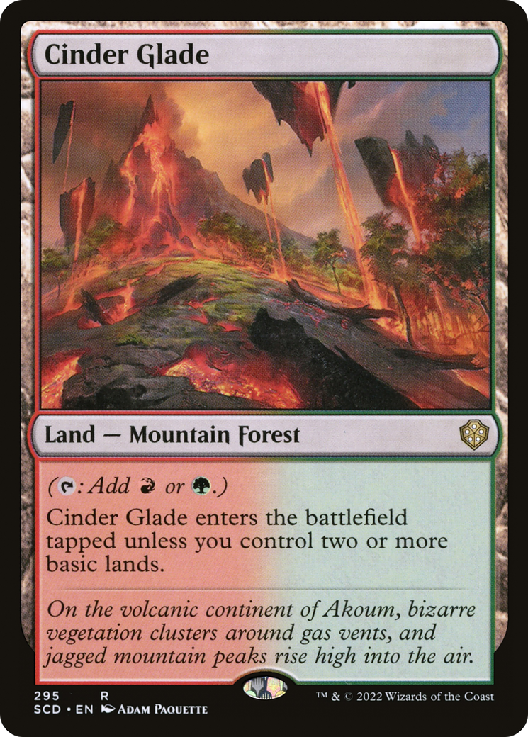 Cinder Glade [Starter Commander Decks] | Chromatic Games