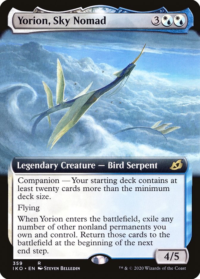 Yorion, Sky Nomad (Extended Art) [Ikoria: Lair of Behemoths] | Chromatic Games