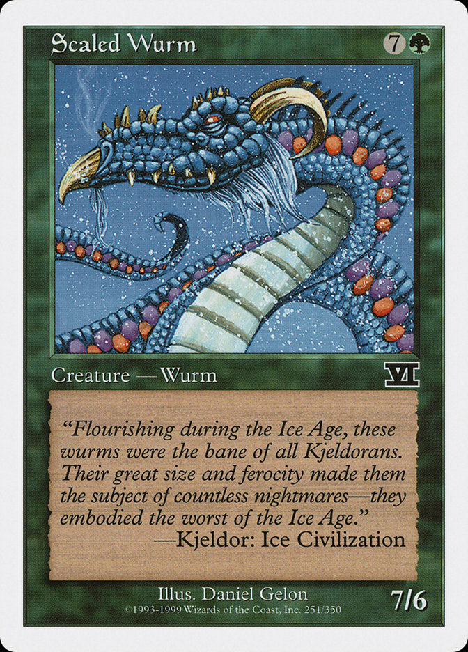 Scaled Wurm [Classic Sixth Edition] | Chromatic Games