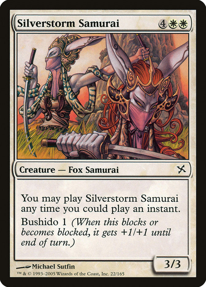 Silverstorm Samurai [Betrayers of Kamigawa] | Chromatic Games