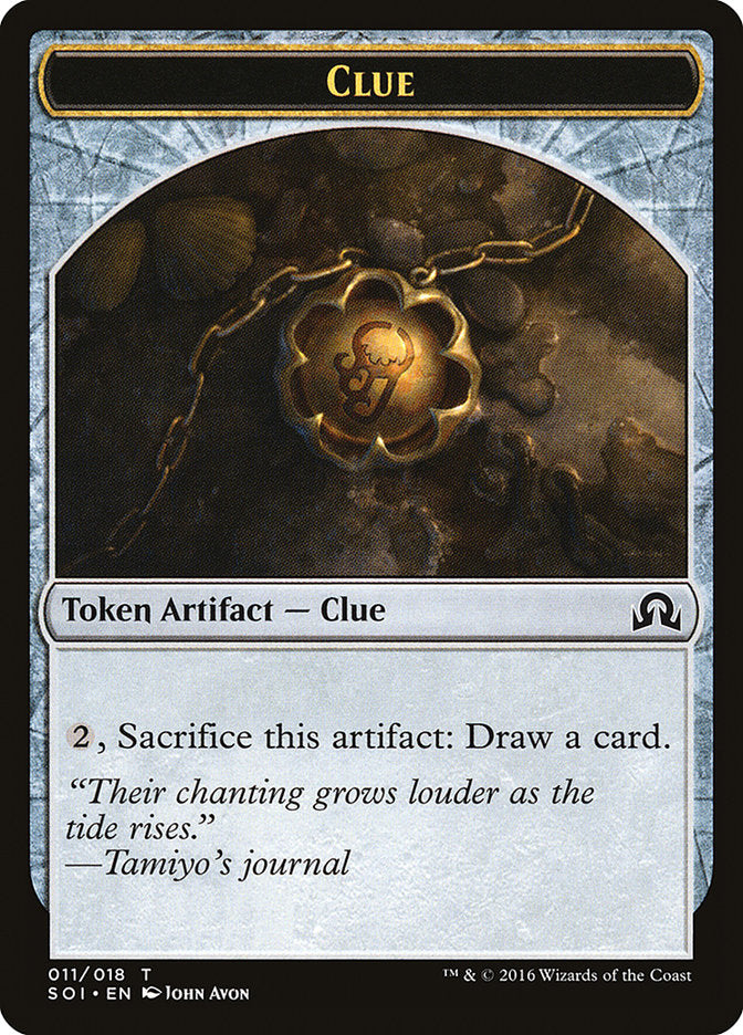 Clue Token (011/018) [Shadows over Innistrad Tokens] | Chromatic Games