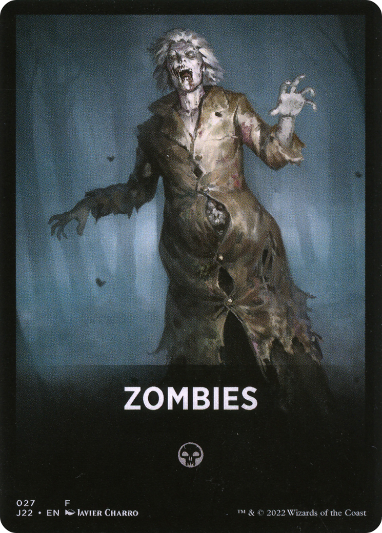 Zombies Theme Card [Jumpstart 2022 Front Cards] | Chromatic Games