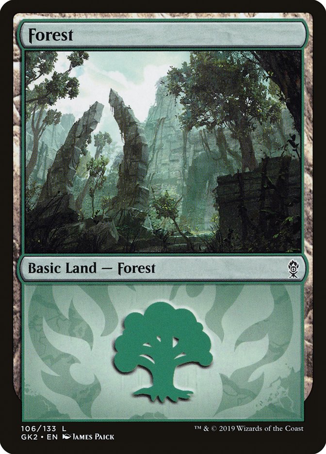 Forest (106) [Ravnica Allegiance Guild Kit] | Chromatic Games