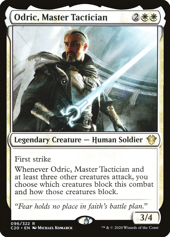 Odric, Master Tactician [Commander 2020] | Chromatic Games