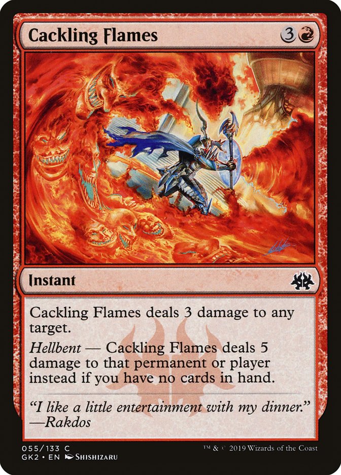 Cackling Flames [Ravnica Allegiance Guild Kit] | Chromatic Games