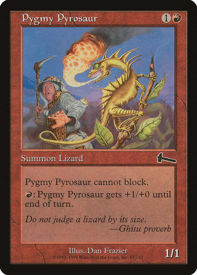 Pygmy Pyrosaur [Urza's Legacy] | Chromatic Games