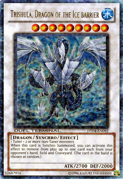 Trishula, Dragon of the Ice Barrier [DT04-EN092] Ultra Rare | Chromatic Games