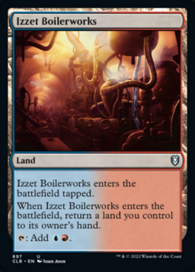 Izzet Boilerworks [Commander Legends: Battle for Baldur's Gate] | Chromatic Games