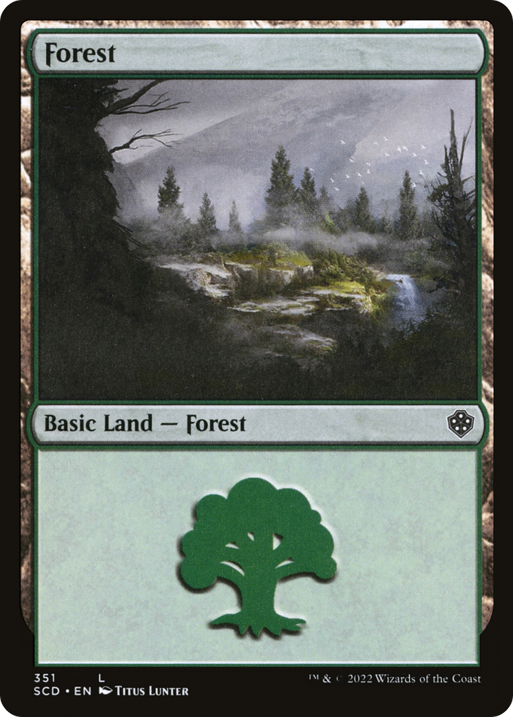 Forest (351) [Starter Commander Decks] | Chromatic Games