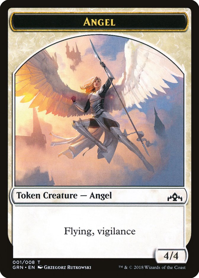 Angel Token [Guilds of Ravnica Tokens] | Chromatic Games