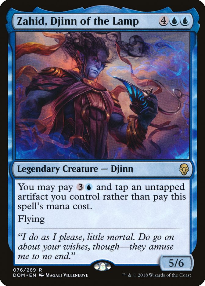 Zahid, Djinn of the Lamp [Dominaria] | Chromatic Games